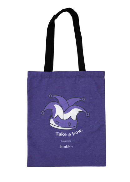 Yuk Tote Bag - Royal Mess Purple