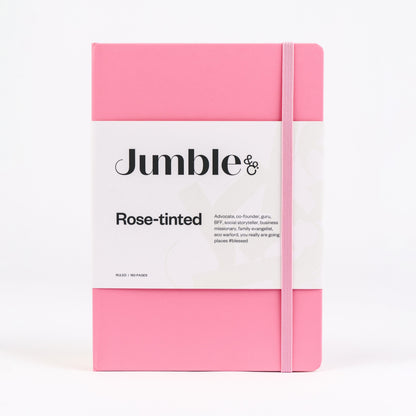 Moodler Ruled Notebook - Rose -Tined Pink
