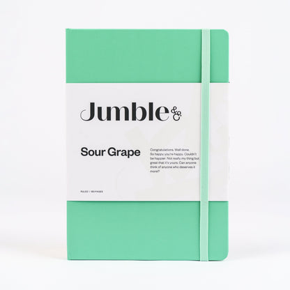 Moodler Ruled Notebook - Sour Grape Teal