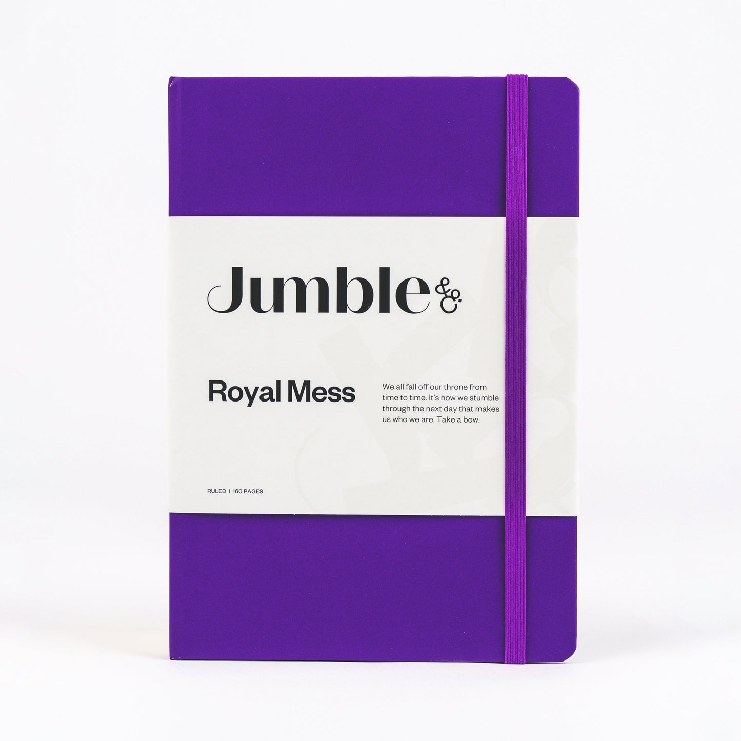 Moodler Ruled Notebook - Royal Mess Purple