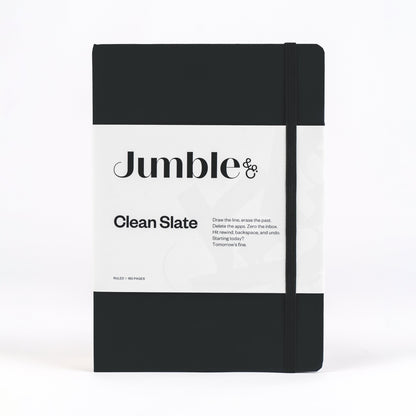 Moodler Ruled Notebook - Clean Slate Black