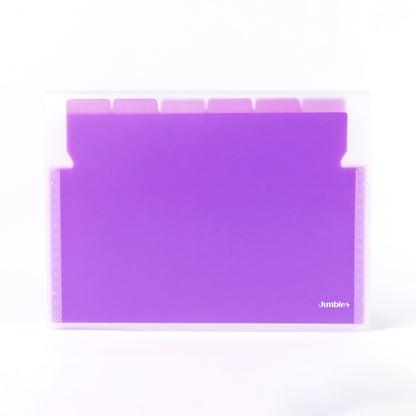 Snuggly A4 Stationery Folder - Royal Mess Purple
