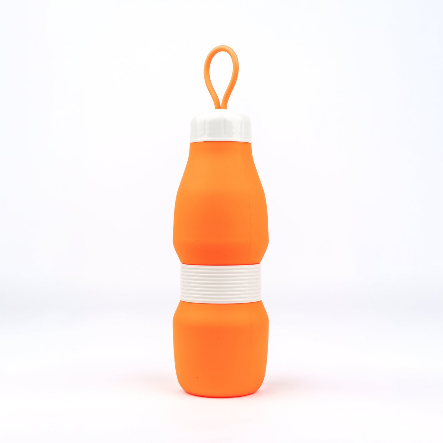 Whippy Collapsible Silicone Bottle 520ml - Burned Out Orange