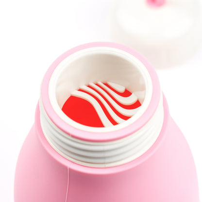 Whippy Collapsible Silicone Bottle 520ml - Rose-Tined Pink