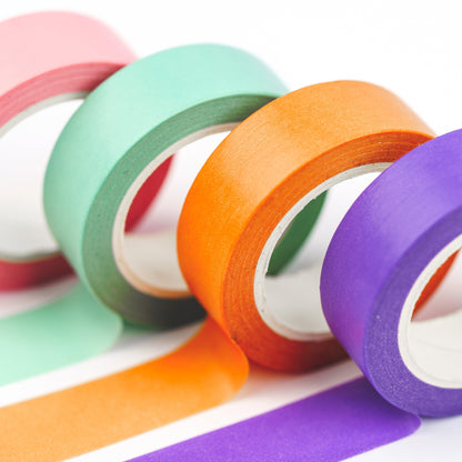 Yippee Stationery Washi Tape - Multi colour set of 4
