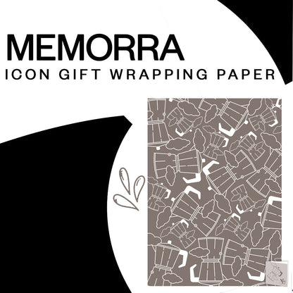 Memorra Gift Wrapper -Grey Days Grey